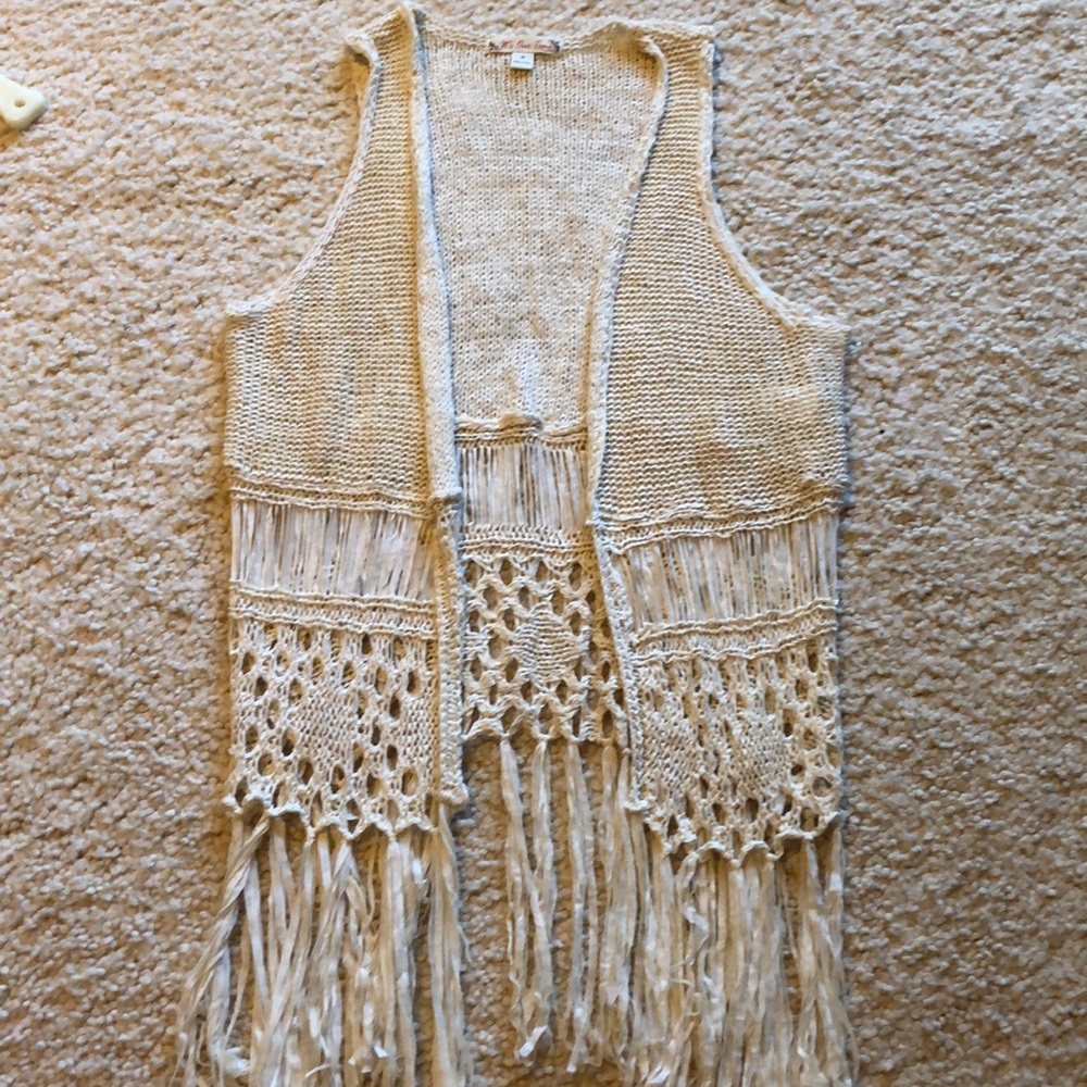 Cream Sleeveless Cover-Up